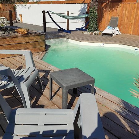 Cottage La Dune Avec Piscine Les Cigales Du Bassin A غوجان-ميستراس المظهر الخارجي الصورة