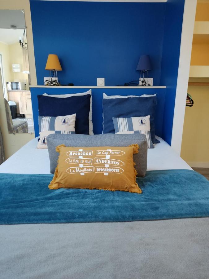 Cottage La Dune Avec Piscine Les Cigales Du Bassin A غوجان-ميستراس المظهر الخارجي الصورة