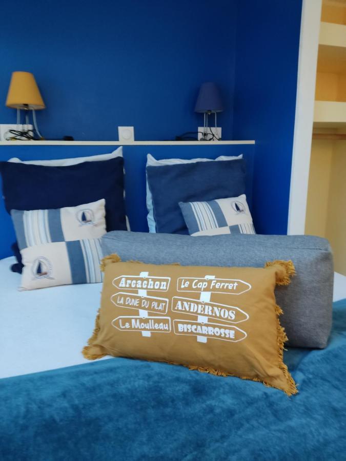 Cottage La Dune Avec Piscine Les Cigales Du Bassin A غوجان-ميستراس المظهر الخارجي الصورة