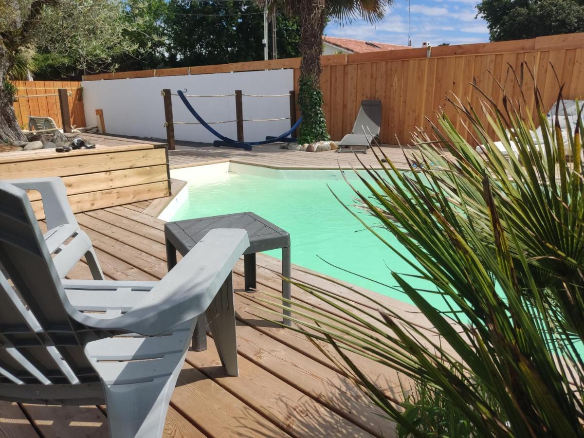 Cottage La Dune Avec Piscine Les Cigales Du Bassin A غوجان-ميستراس المظهر الخارجي الصورة